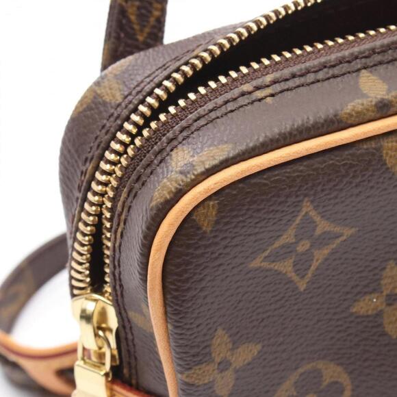 LOUIS VUITTON Brown Monogram Leather Shoulder Bag - Picture 6 of 6